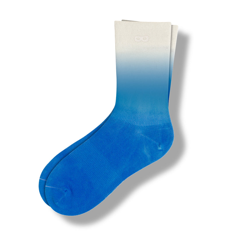 Still Waters Run Deep In Blue - Men's Crew Socks - Modern & Dandy