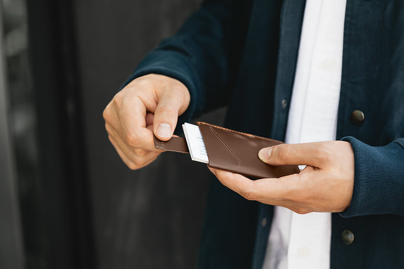 Card Sleeve Wallet - Charcoal Modern & Dandy Card Sleeve Wallet - Charcoal Modern & Dandy